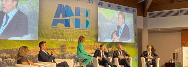 Assemblea Nazionale Anbi 2023. Casini: "Collaborare è la chiave per un'efficace gestione delle risorse idriche anbi