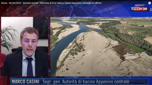 Decreto siccità - Crisi idrica nazionale tgcom24 casini2