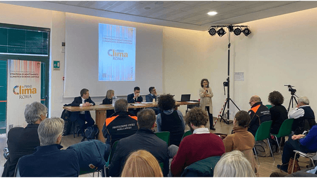 Marco Casini: “Necessario il coordinamento interistituzionale contro il cambiamento climatico a Roma" Pianoclima8_2_24