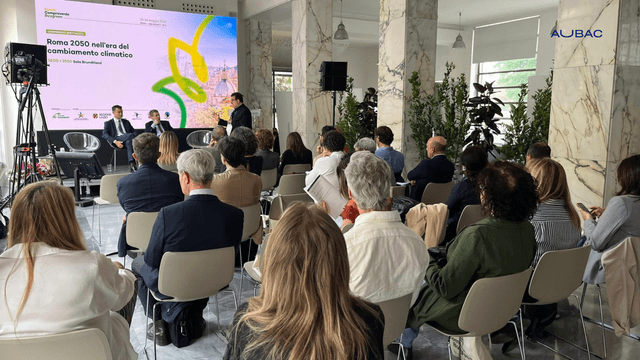 Roma 2050 nell'era del cambiamento climatico: AUBAC al Forum Compraverde Buygreen Compraverede slider