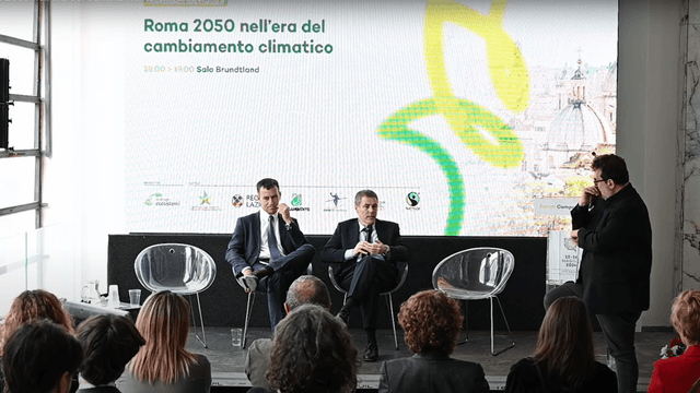 Evento "Roma 2050 nell'era del cambiamento climatico" compraverde