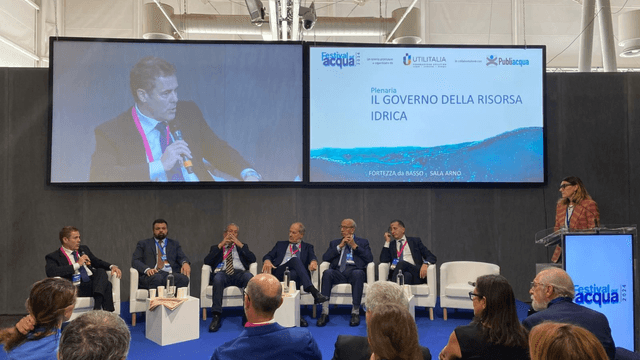 Festival dell'Acqua 2024: Casini "Piogge ridotte del 40%, servono 5 miliardi di euro per interventi urgenti nei prossimi tre anni" casini festival acqua 24