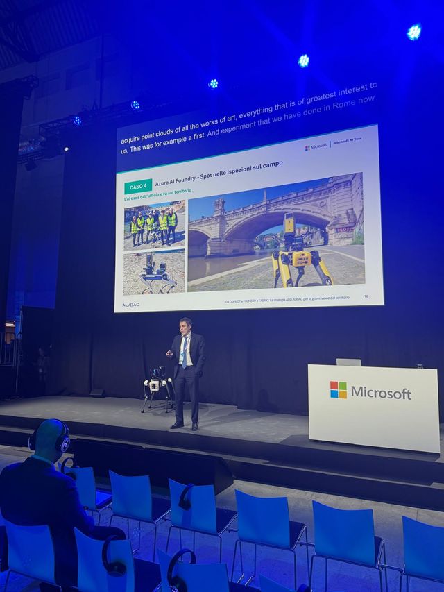 AUBAC al Microsoft AI Tour: l’intelligenza artificiale al servizio della governance del territorio mc